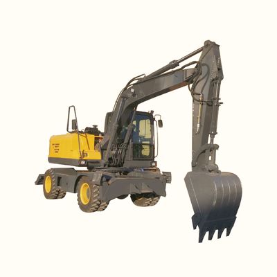 Minikoparka kołowa 2200 obr./min Koparka kołowa z silnikiem Cummins