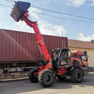 Changchai Engine Mini teleskopowa ładowarka kołowa z przedłużonym wysięgnikiem łyżki