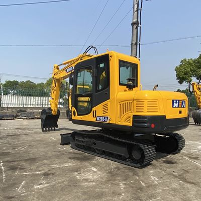 Hydrauliczna koparka gąsienicowa 1100 obr./min Mini koparka domowa z gumową gąsienicą