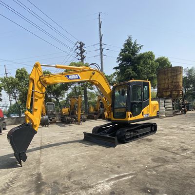 Hydrauliczna koparka gąsienicowa 1100 obr./min Mini koparka domowa z gumową gąsienicą