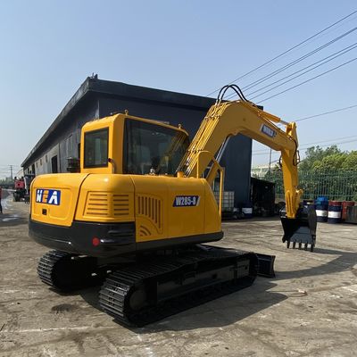 Minikoparka gąsienicowa o mocy 2200 kW Żółty kolor Mikro minikoparka