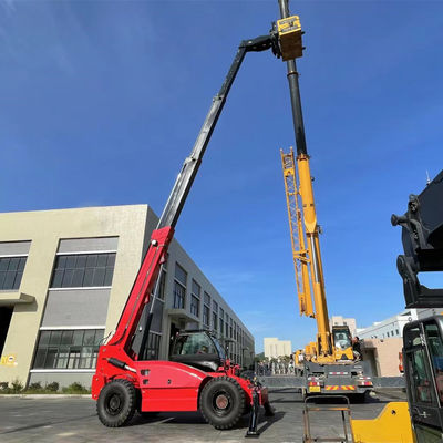 Wózek widłowy Reach z ładowarką teleskopową 7 ton