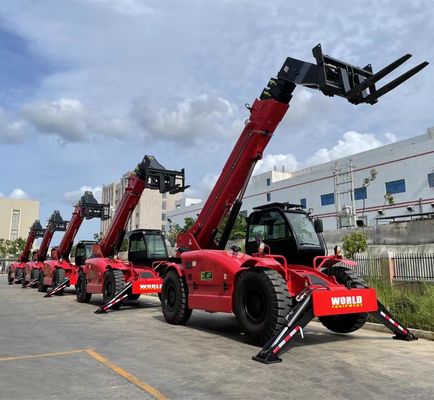 Wózek widłowy Reach z ładowarką teleskopową 7 ton