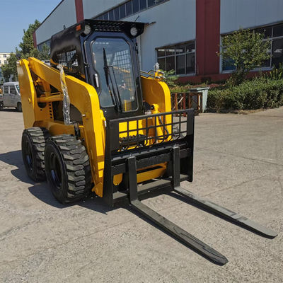 1ton mała ładowarka o sterowaniu burtowym Mini ładowarka o sterowaniu burtowym z łyżką
