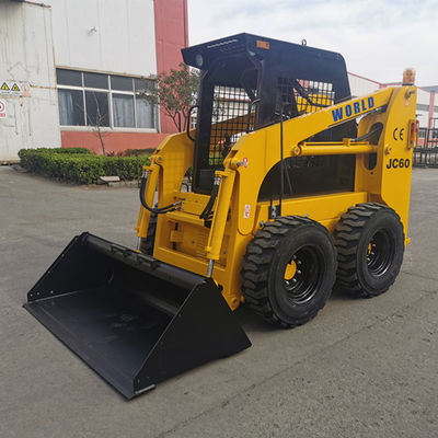 Mini ładowarka Bobcat o sterowaniu burtowym Heavy Duty 2ton Mini ładowarka z silnikiem Diesla
