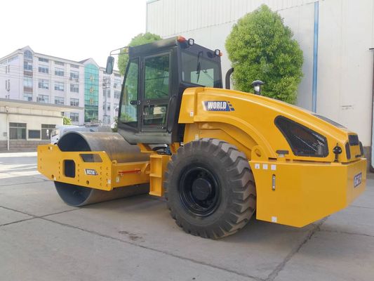 Walec drogowy wibracyjny z podwójnym bębnem Ciężki walec wibracyjny