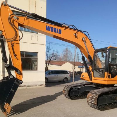 Hydrauliczna koparka gąsienicowa do robót ziemnych Koparka z długim wysięgnikiem i wyświetlaczem LCD
