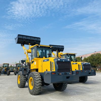 Cummins Engine Front End Shovel Loader Kompaktowa ładowarka kołowa z turbodoładowaniem