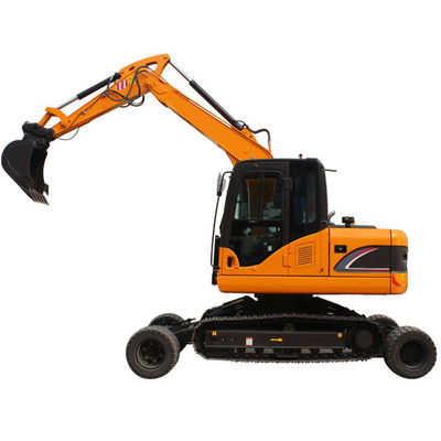 Hydrauliczna koparka gąsienicowa Elastyczna obsługa 8-tonowa minikoparka
