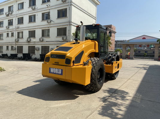 Wibracyjny walec drogowy z podwójnym bębnem Walec drogowy z silnikiem Diesla