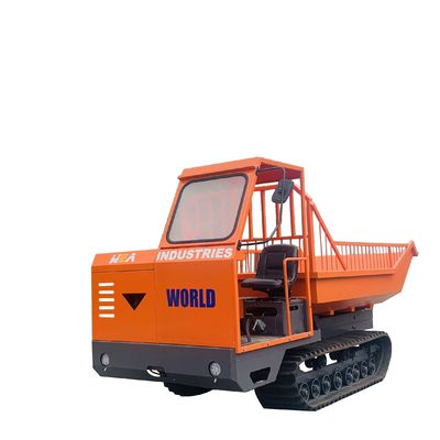 4WD Rolniczy ciągnik gąsienicowy Mini wywrotka do transportu owoców