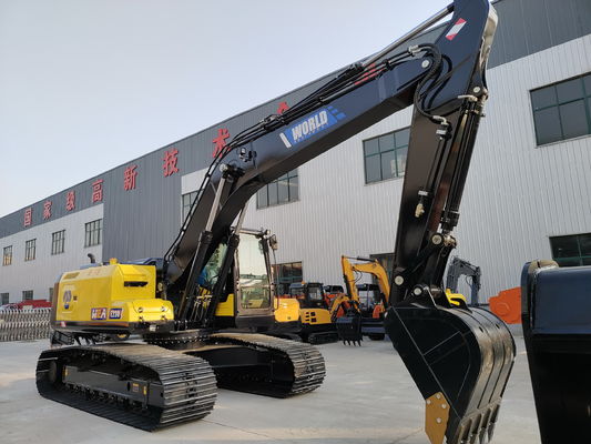 Roboty budowlane do robót ziemnych Hydrauliczna koparka gąsienicowa Masa robocza 18000-30000 kg łyżka 0,8-1,2 cbm