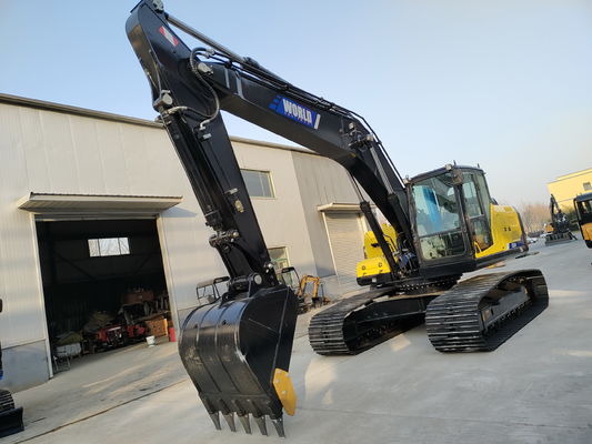 Roboty budowlane do robót ziemnych Hydrauliczna koparka gąsienicowa Masa robocza 18000-30000 kg łyżka 0,8-1,2 cbm