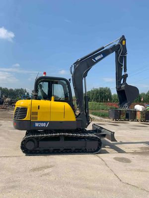 Mini koparka gąsienicowa 5,8 * 2,0 * 2,1 m Max. Promień kopania 6,1 m podobny do Komatsu PC60