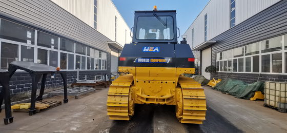 Spycharka gąsienicowa o udźwigu 23500 kg z 38 płozami gąsienicowymi z każdej strony Lemiesz o średnicy 6,4 cbm