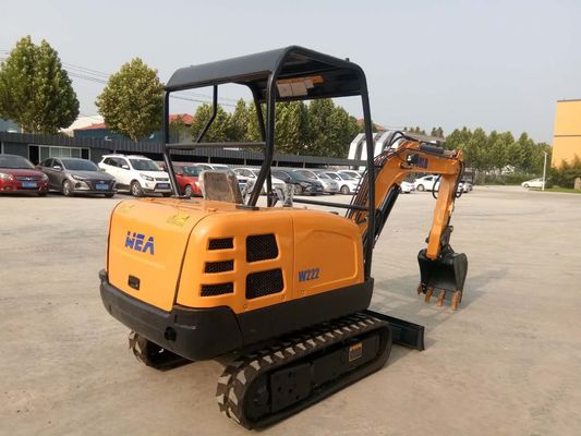 Kompaktowy Mini Excavator z 310 mm głębokością cięcia ostrza 2200kg wiadro 0,1-0,3cbm