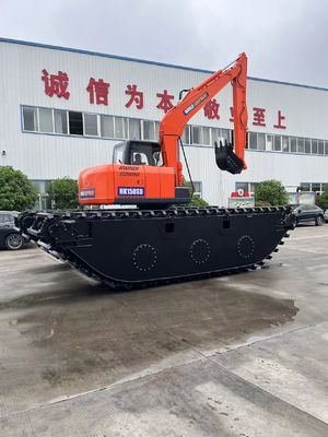China Top Brand Nieużywany Ekskawator Amfibijny HK150SD Z 0,25 M3 Rzeka Czyszcząca Maszyna Long Reach Boom