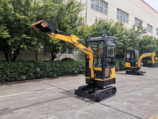 mini grabiarka 0,02 do 0,5 M3 masę roboczą 1000kg gumowe lub stalowe tory