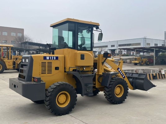 Ładowarka czołowa W120 Masa eksploatacyjna 2 tony do rolnictwa, kamieniołomów, łyżka 0,6 m3, 0,8 m3
